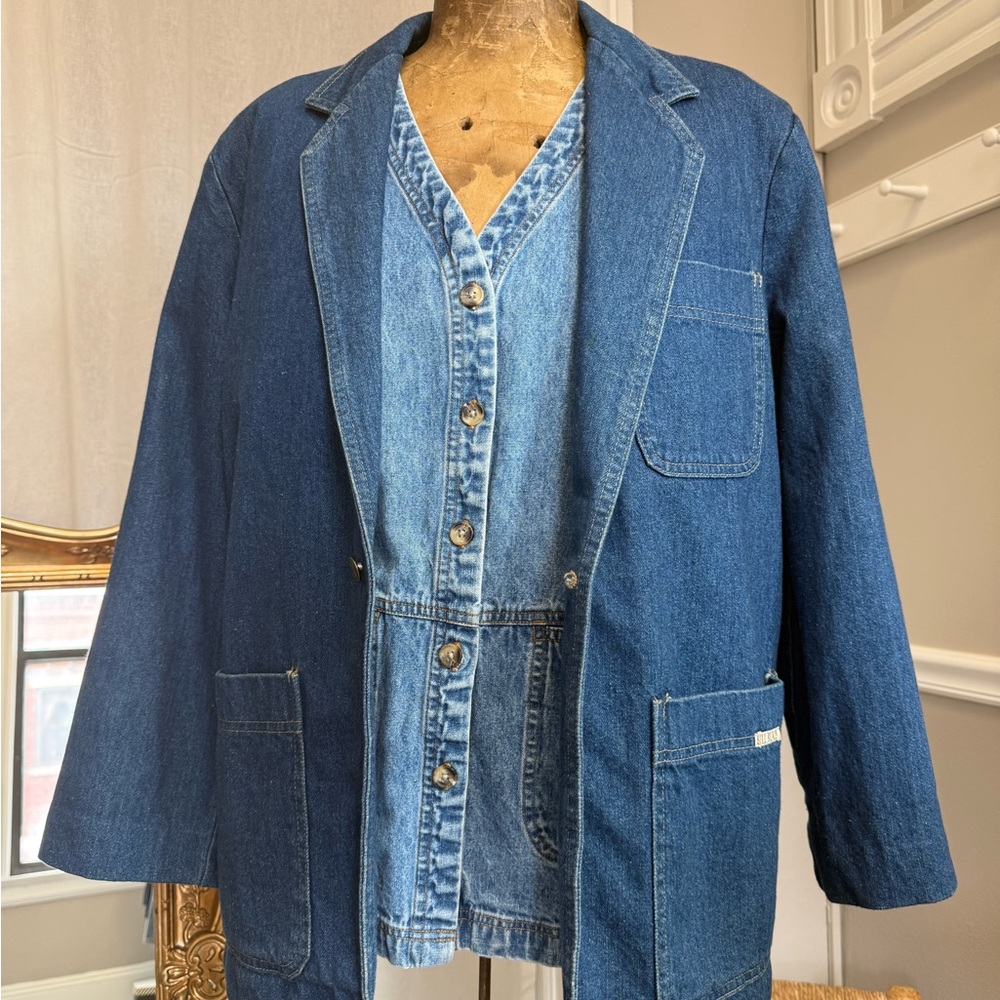 Bill Blass Classic Blue Denim Jacket